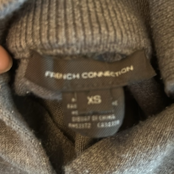 French Connection Gray Cocoon sweater XS - Picture 2 of 5